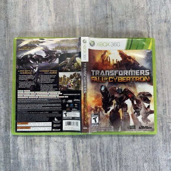 Transformers: Fall of Cybertron Xbox 360 (2012) Tested and Working No Manual - Picture 5 of 5
